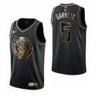 Men & Youth #5 Kevin Garnett Boston Celtics Black Golden Edition Jersey