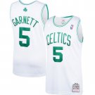 Men & Youth #5 Kevin Garnett Boston Celtics White Jersey