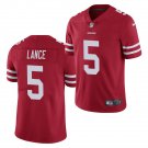 Men & Youth #5 Trey Lance San Francisco 49ers Color Rush Limited Red Jersey