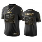 Men & Youth #52 Creed Humphrey Kansas City Chiefs Black Golden Edition Jersey