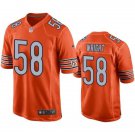 Men & Youth #58 Darnell Wright Chicago Bears Orange Game Jersey