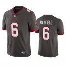 Men & Youth #6 Baker Mayfield Tampa Bay Buccaneers Color Rush Limited Gray Jersey