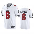 Men & Youth #6 Baker Mayfield Tampa Bay Buccaneers Color Rush Limited White Jersey