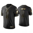 Men & Youth #6 DeVonta Smith Philadelphia Black Golden Edition Jersey
