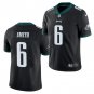 Men & Youth #6 DeVonta Smith Philadelphia Color Rush Limited Black Jersey
