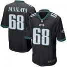 Men & Youth #68 Jordan Mailata Philadelphia Eagles Game Black Jersey