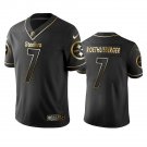 Men & Youth #7 Ben Roethlisberger Pittsburgh Steelers Black Golden Edition Jersey