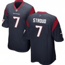 Men & Youth #7 CJ Stroud Houston Texans Navy Black Stitched Jersey