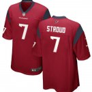 Men & Youth #7 CJ Stroud Houston Texans Red Stitched Jersey