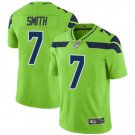 Men & Youth #7 Geno Smith Seattle Seahawks Color Rush Limited Green Jersey