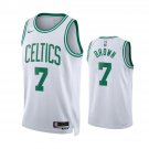 Men & Youth #7 Jaylen Brown Boston Celtics Association Edition White Jersey