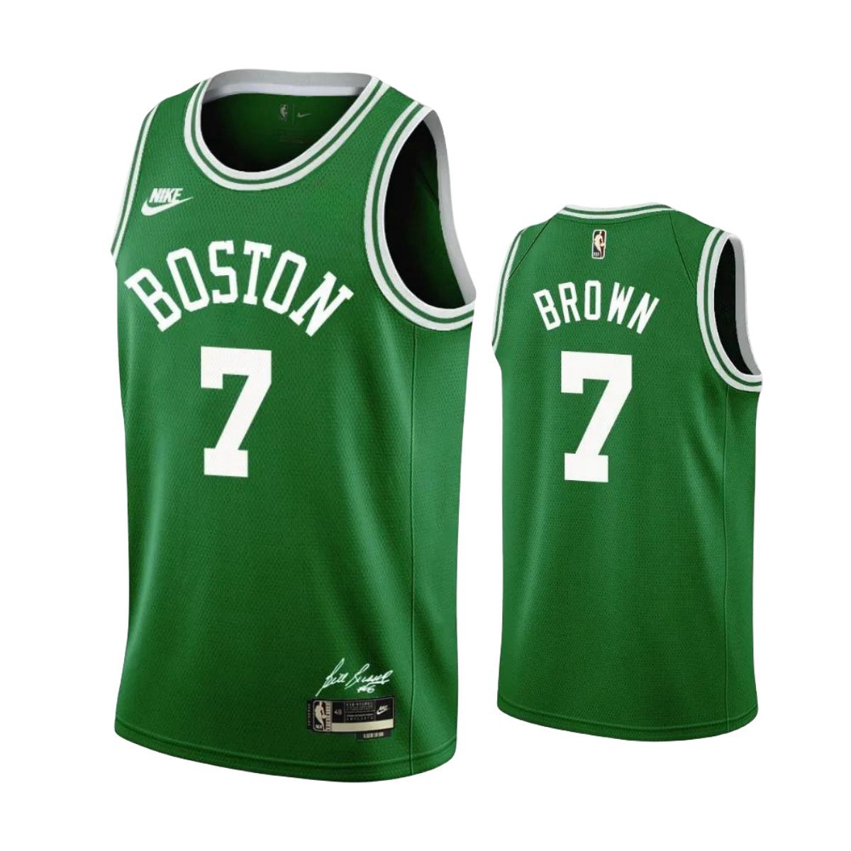 Men & Youth #7 Jaylen Brown Boston Celtics Classic Edition Green Jersey