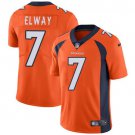 Men & Youth #7 John Elway Denver Broncos Color Rush Limited Orange Jersey