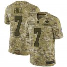 Men & Youth #7 Taysom Hill New Orleans Saints 2018 Salute To Service Camo Jersey