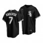 Men & Youth #7 Tim Anderson Chicago White Sox Alternate Cool Base Black Jersey