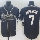 Men & Youth #7 Tim Anderson Chicago White Sox Black Jersey
