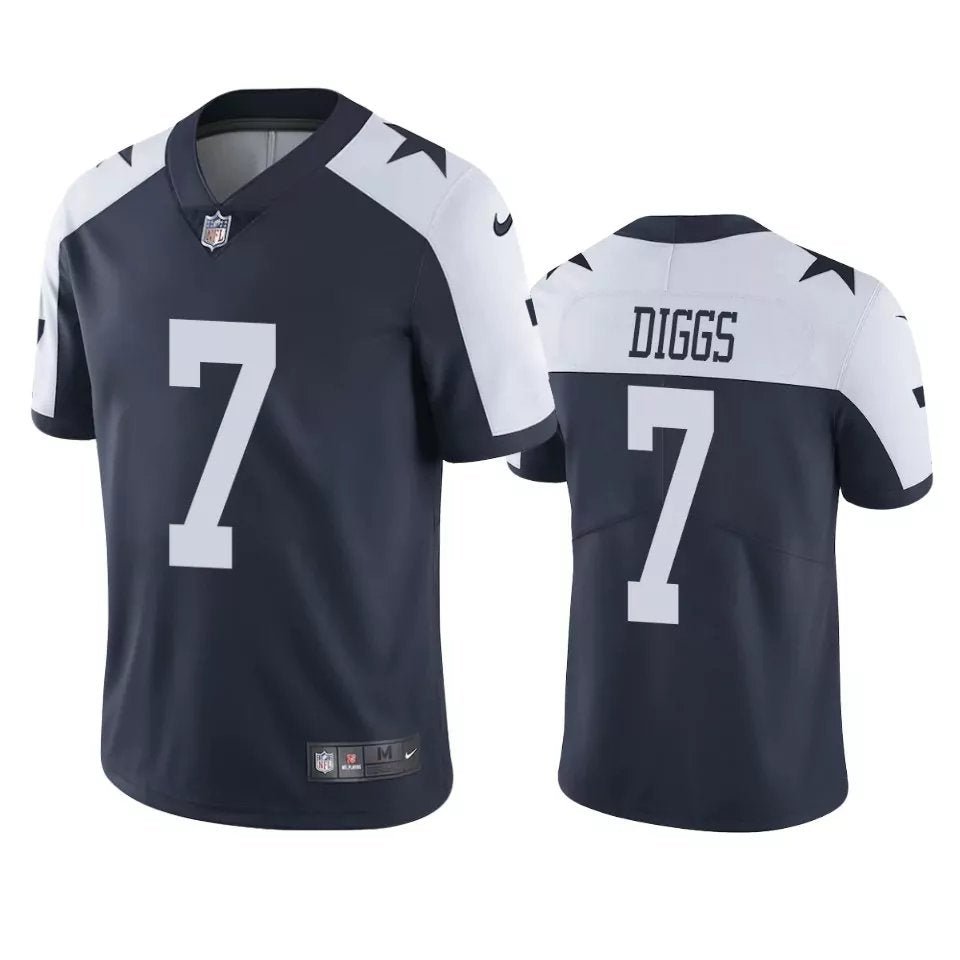 Men & Youth #7 Trevon Diggs Dallas Color Rush Limited Navy Jersey