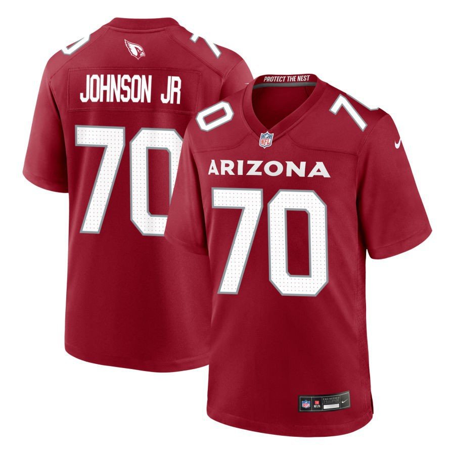 Men & Youth #70 Paris Johnson Jr. Arizona Cardinals F.U.S.E. Limited Red Game Jersey