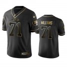 Men & Youth #71 Trent Williams San Francisco 49ers Black Golden Edition Jersey
