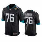 Men & Youth #76 Anton Harrison Jacksonville Jaguars Black Game Jersey