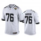 Men & Youth #76 Anton Harrison Jacksonville Jaguars White Game Jersey