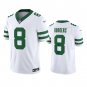 Men & Youth #8 Aaron Rodgers New York Jets White Legacy Limited Jersey