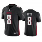 Men & Youth #8 Kyle Pitts Atlanta Falcons Color Rush Limited Black Jersey