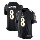Men & Youth #8 Lamar Jackson Baltimore Ravens Color Rush Limited Black Jersey