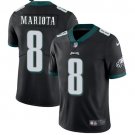 Men & Youth #8 Marcus Mariota Philadelphia Eagles Midnight Color Rush Black Jersey