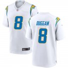 Men & Youth #8 Max Duggan Los Angeles Chargers White Game Jersey