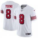 Men & Youth #8 Steve Young San Francisco 49ers Color Rush Vapor Limited White Jersey