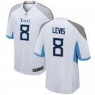 Men & Youth #8 Will Levis Tennessee Titans White Stitched Game Jersey