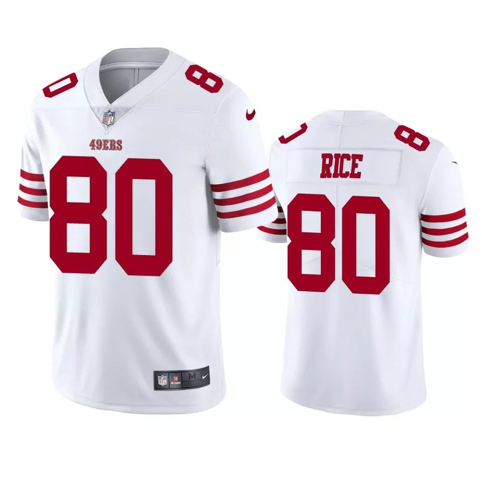 Men & Youth #80 Jerry Rice San Francisco 49ers Color Rush Limited White Jersey