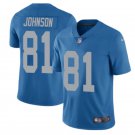 Men & Youth #81 Calvin Johnson Detroit Lions Color Rush Limited Blue Jersey