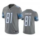 Men & Youth #81 Calvin Johnson Detroit Lions Color Rush Limited Gray Jersey