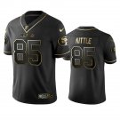 Men & Youth #85 George Kittle San Francisco 49ers Black Golden Edition Jersey