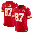 Men & Youth #87 Travis Kelce Kansas City Chiefs Color Rush Limited Red Jersey