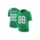 Men & Youth #88 Dallas Goedert Philadelphia Eagles Color Rush Limited Green Jersey