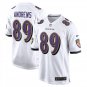 Men & Youth #89 Mark Andrews Baltimore Ravens White Game Jersey