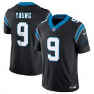 Men & Youth #9 Bryce Young Carolina Panthers Color Rush Limited Black Jersey