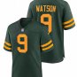 Men & Youth #9 Christian Watson Packers Vapor Limited Green Jersey