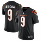 Men & Youth #9 Joe Burrow Cincinnati Bengals Color Rush Vapor Limited Black Stitched Jersey