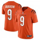 Men & Youth #9 Joe Burrow Cincinnati Bengals Color Rush Vapor Limited Orange Stitched Jersey