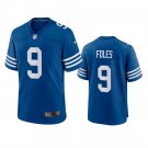 Men & Youth #9 Nick Foles Indianapolis Colts Game Royal Jersey
