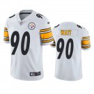 Men & Youth #90 T.J. Watt Pittsburgh Steelers Color Rush Limited White Jersey