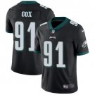 Men & Youth #91 Fletcher Cox Philadelphia Eagles Color Rush Limited Black Jersey