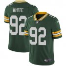 Men & Youth #92 Reggie White Green Bay Packers Color Rush Limited Green Jersey