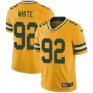 Men & Youth #92 Reggie White Green Bay Packers Color Rush Limited Yellow Jersey