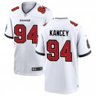 Men & Youth #94 Calijah Kancey Tampa Bay Buccaneers White Stitched Game Jersey