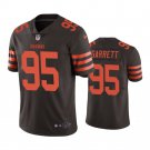 Men & Youth #95 Myles Garrett Cleveland Browns Color Rush Limited Brown Jersey